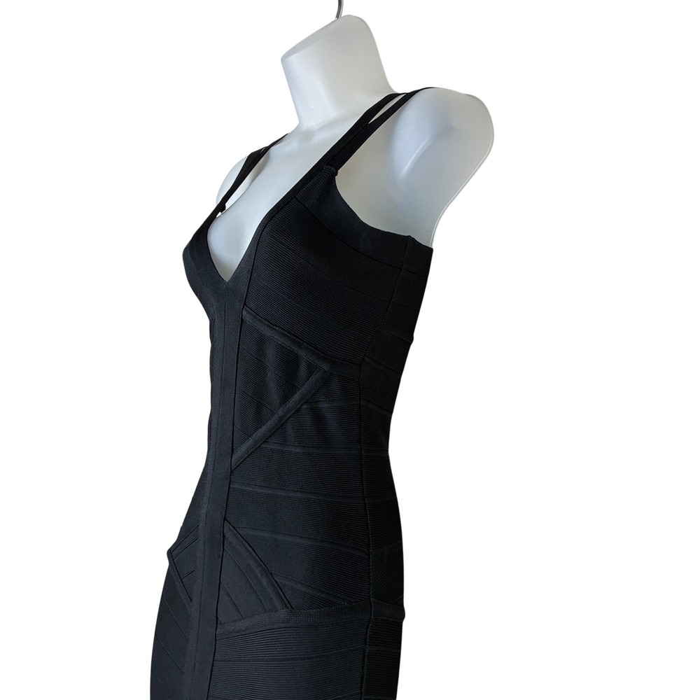La Cité Dress XS Bodycon Black stretch tank coquette glam coastal beachy resort
